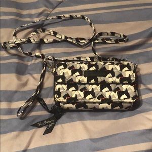 NWOT Vera Bradley Scottie Dog Crossbody Wristlet